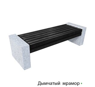 Лавка Bridge, полимерный брус, цвет 
