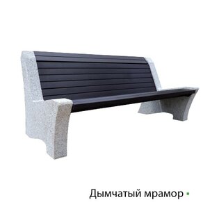 Лавка Riposo, полимерный брус, цвет 