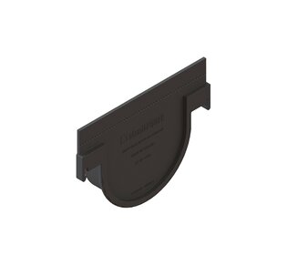 Заглушка пластиковая Basic к лоткам серии Basic и Drive DN100 H120: фото
