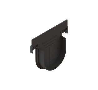 Заглушка пластиковая Basic к лоткам серии Basic и Drive DN100 H155: фото