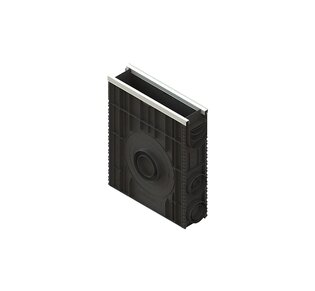 Пескоуловитель пластиковый усиленный сборный PolyMax Basic DN100 H600: фото