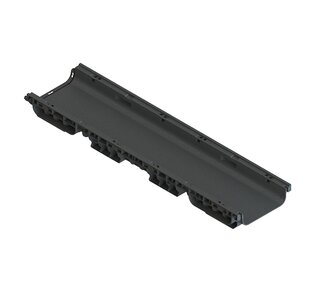 Лоток водоотводный пластиковый PolyMax Basic DN200 H80: фото